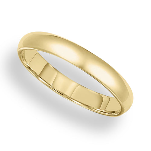 Stainless steel 3mm gold tone wedding band ring rings