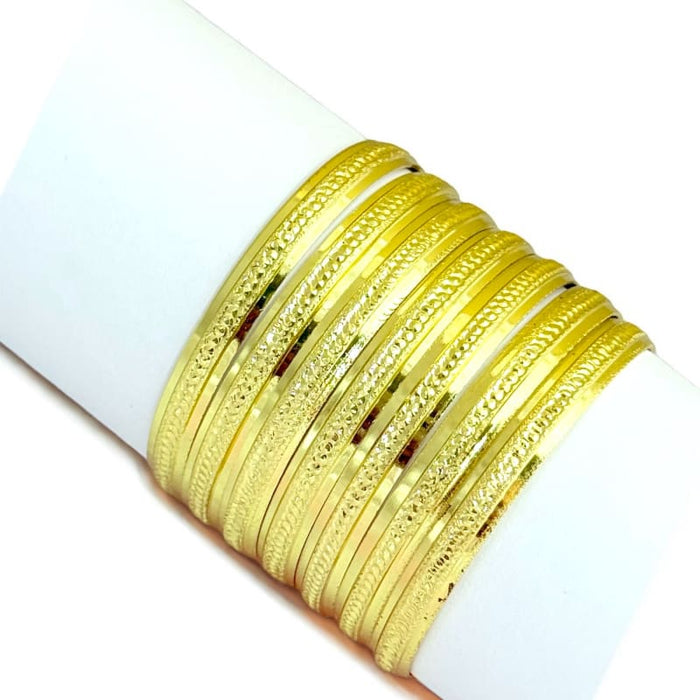 Gold tone gold plated indian bangles bangles