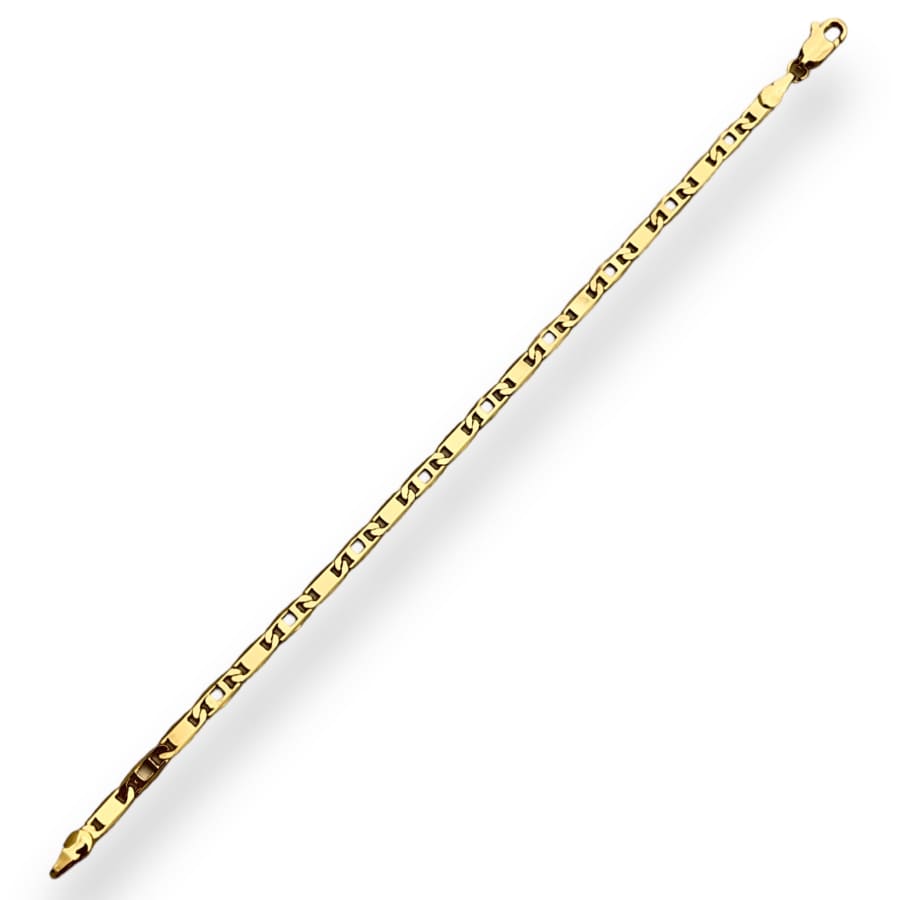 Mariner flat bracelet in 18k of gold filled