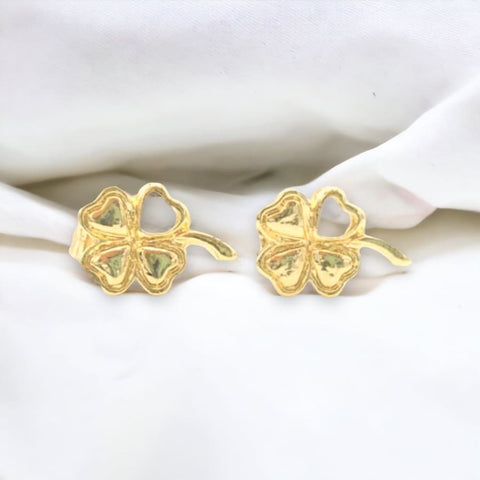 Gold tone snake crawlers earrings gold-filled earrings
