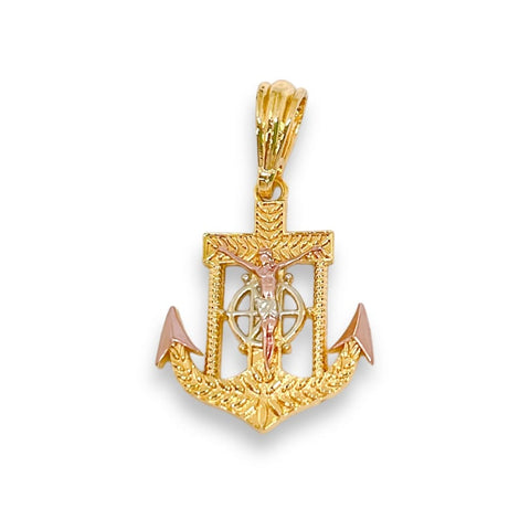 Four boys charm pendant necklace in of 14k of gold plated