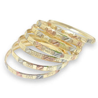 Three color indian gold - filled bangle s-3 bangles