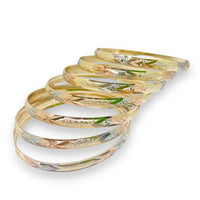 Three color indian gold - filled bangle s-3 bangles