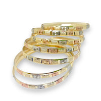 Three color indian gold - filled bangle s-3 bangles
