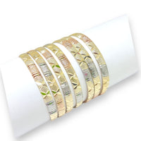 Three color indian gold - filled bangle s-3 bangles