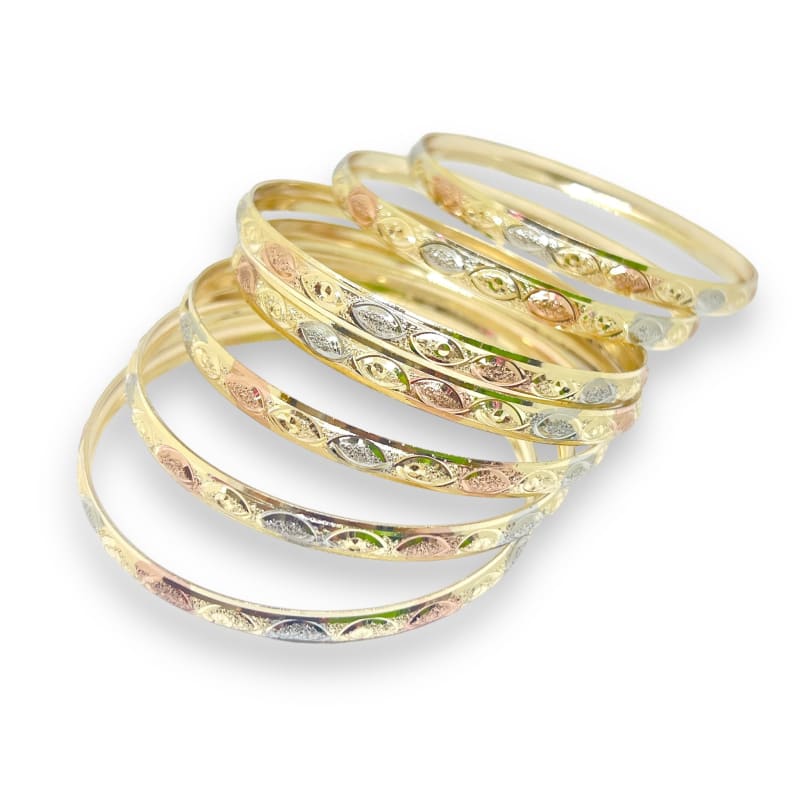 Three color indian gold - filled bangle s-3 bangles