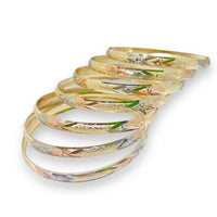 Three color indian gold - filled bangle s-3 bangles