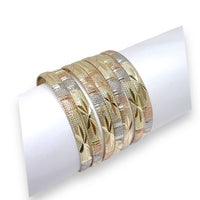 Three color indian gold - filled bangle s-3 bangles
