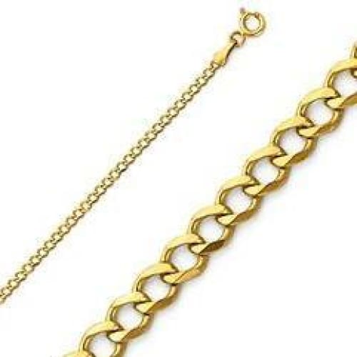 2mm curb chain 18kts of gold plated