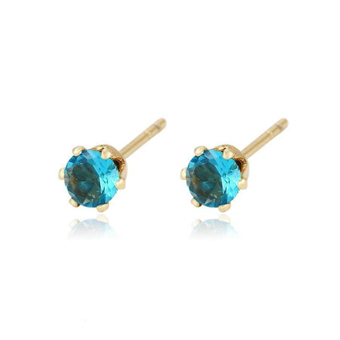 Butterfly studs gold plated over stainless steels earrings studs