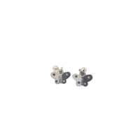 .925 sterling silver butterflies screwback studs earrings earrings
