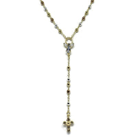 Angel rosary triccolor 18kts of gold plated 20 rosaries