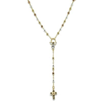 Angel rosary triccolor 18kts of gold plated 20 rosaries