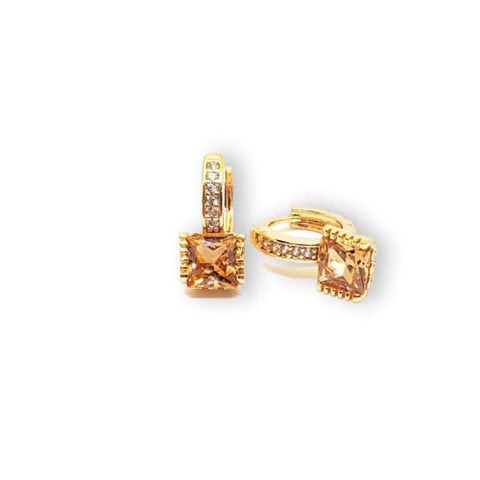 Twisted 18k of gold-filled earring hoops