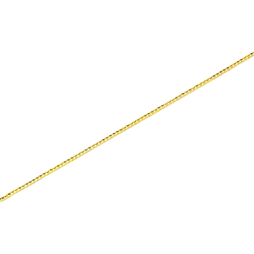 Curb 3mm chain 18kts of gold plated