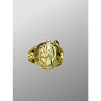 Grim reaper ring in 18k of gold plated rings