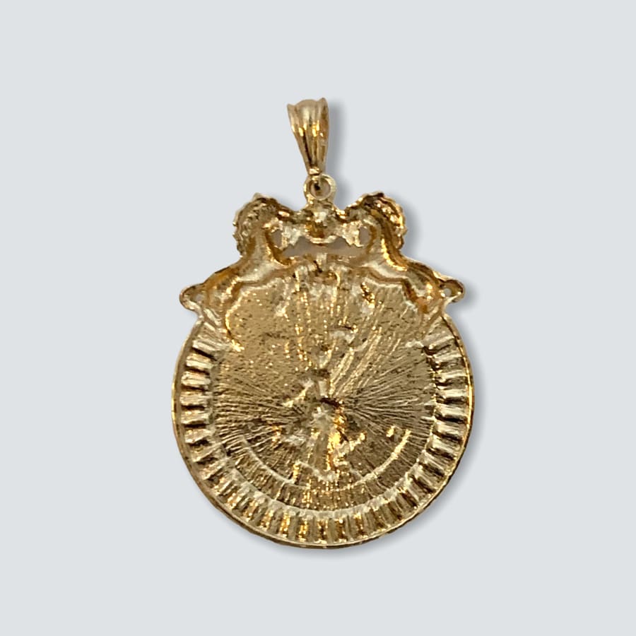 Horse centenary pendant in 18kts of gold plated