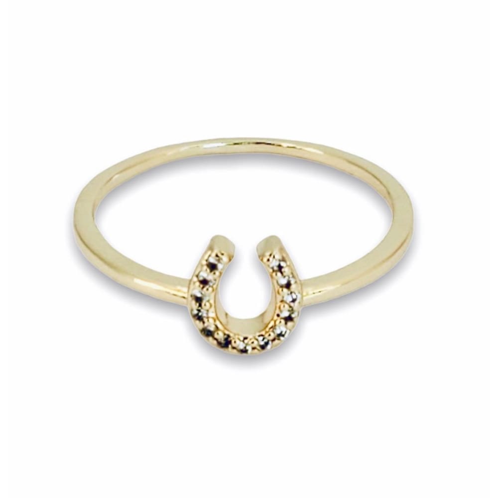 Horseshoe 14kts of gold plated