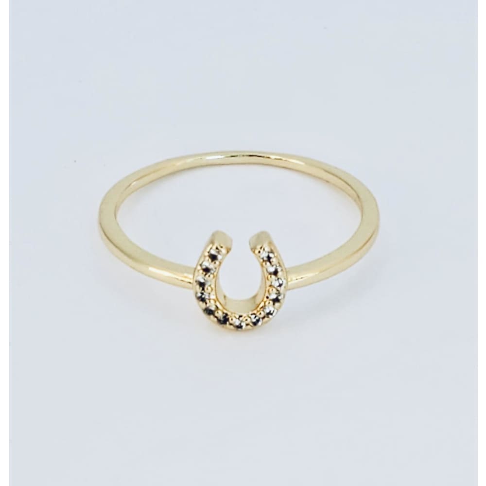 Horseshoe 14kts of gold plated rings