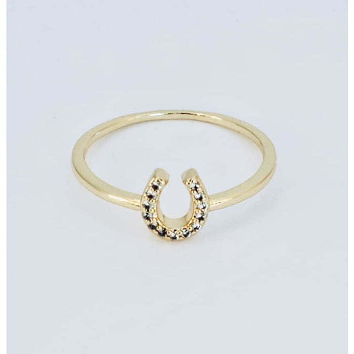 Horseshoe 14kts of gold plated rings