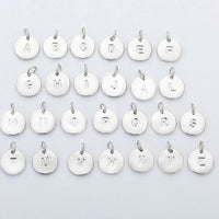 Initial pendant charm necklace chains
