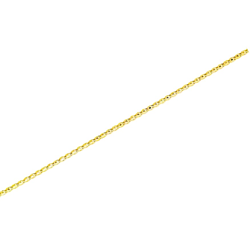 Mariner 4mm anklet 18kts of gold plated