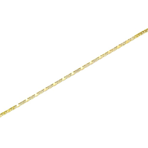 Mariner 5mm anklet 18kts of gold plated 10 anklet