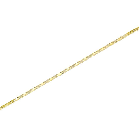 Angels and stars charms design anklet 18kts of gold plated