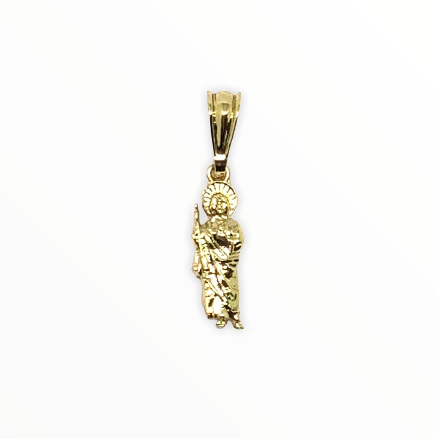 San judas 26mm pendant in 18kts of gold plated