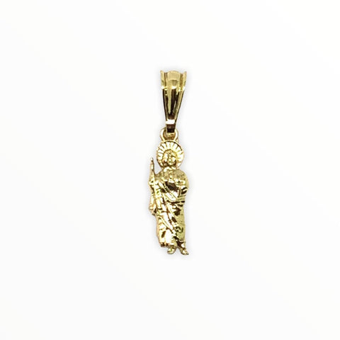 Ak 47 diamond cut rifle pendant in 18kts of gold plated
