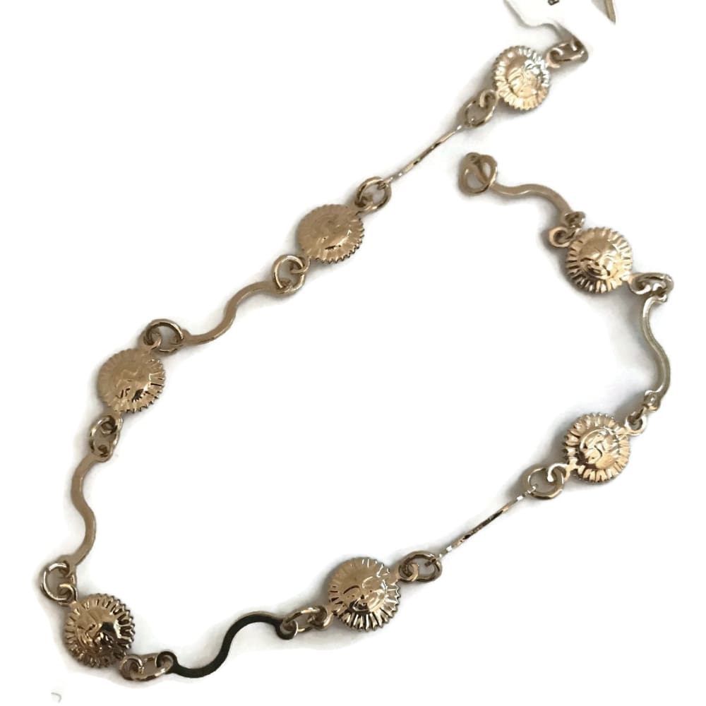 Sunshine design anklet 18kts of gold plated 10 anklet