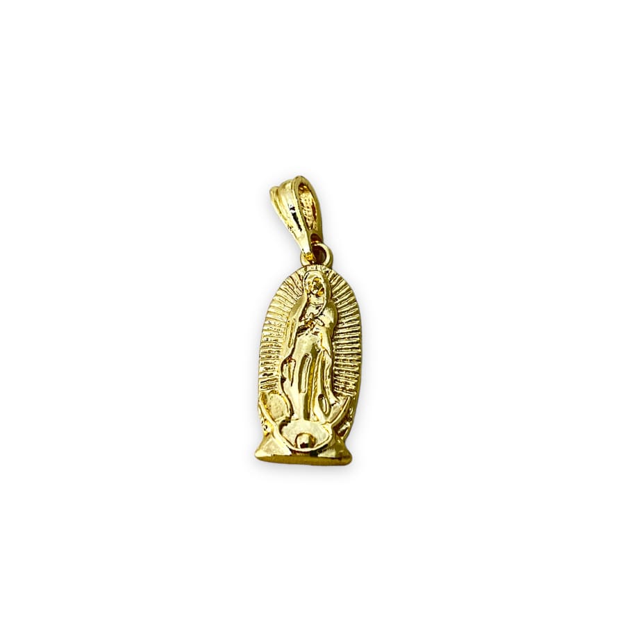 Virgin bust 35mm pendant gold layered