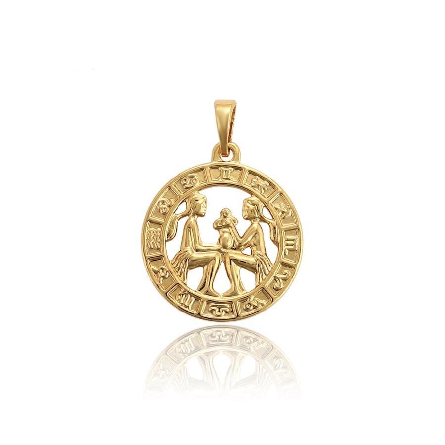 Zodiac constellations18k of gold plated pendant charm