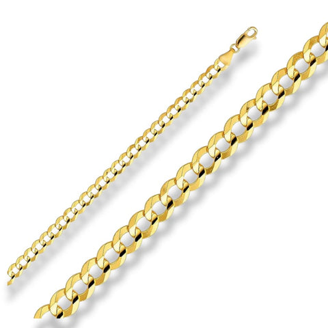 5mm figaro chain necklace in 18k of gold plated