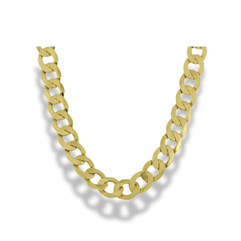 2.5mm figaro chain necklace in 18k of gold plated