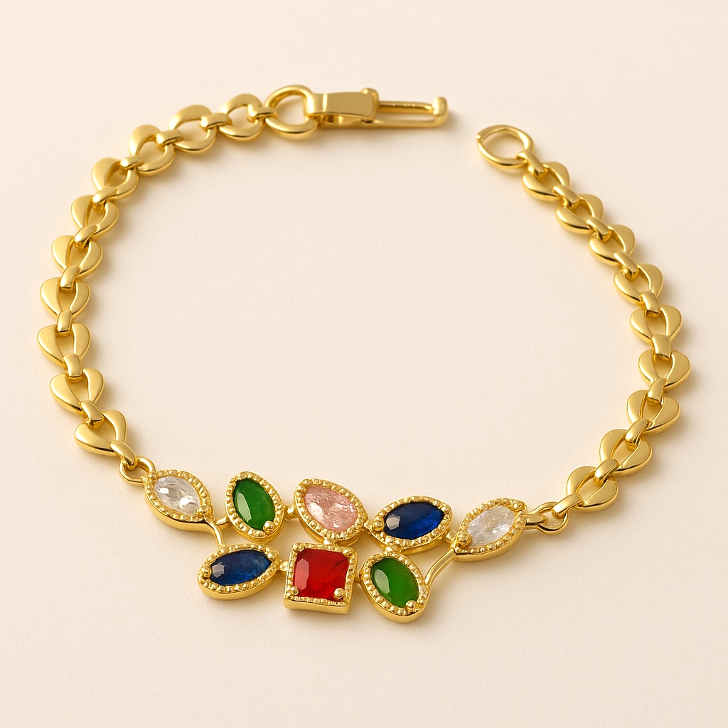 Gabina multi-color gold-filled bracelet bracelets