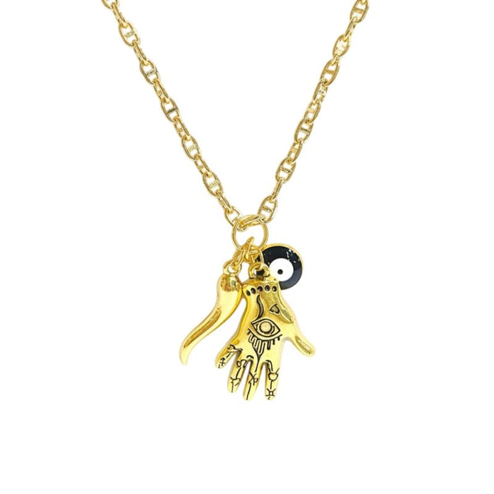 Bear pink crystals square pendant gold-filled chain necklace chains