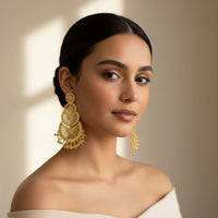 Butterflies mariachi dangles earrings in 18k of gold plated earrings