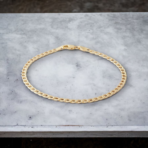Gold-filled cable bracelet