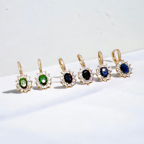 T dainty earrings gold-filled