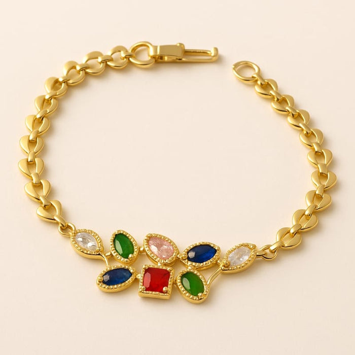 Gabina multi color gold filled bracelet bracelets