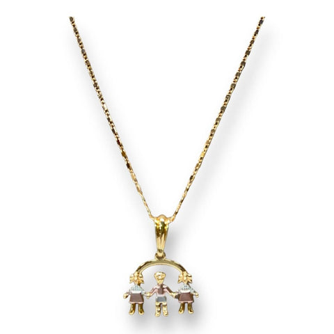Snake chain sky blue evil eye charm - necklace 18kts gold plated