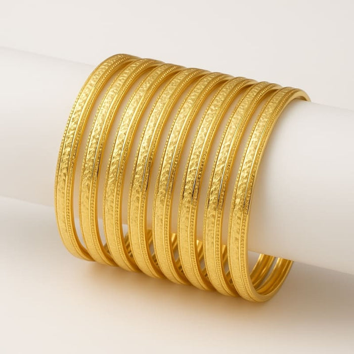 Gold tone gold plated indian bangles bangles