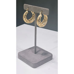 Pyramids 14k filigree gold-filled earring hoops earrings