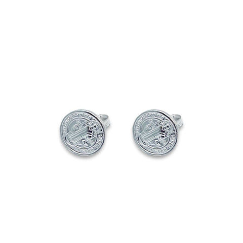 Witch knot silver plated lever back earrings