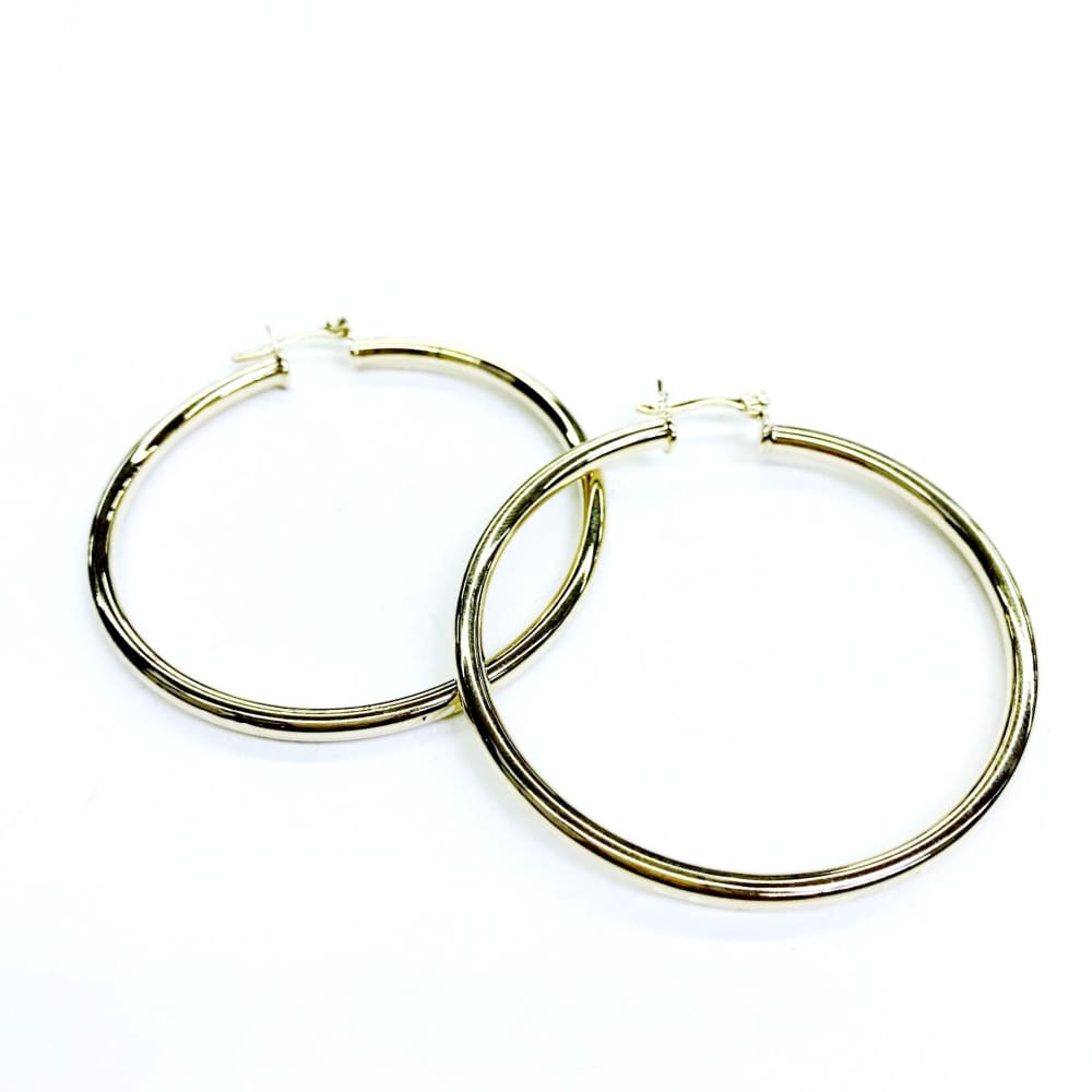 2’l3mm tubular earrings hoops earrings