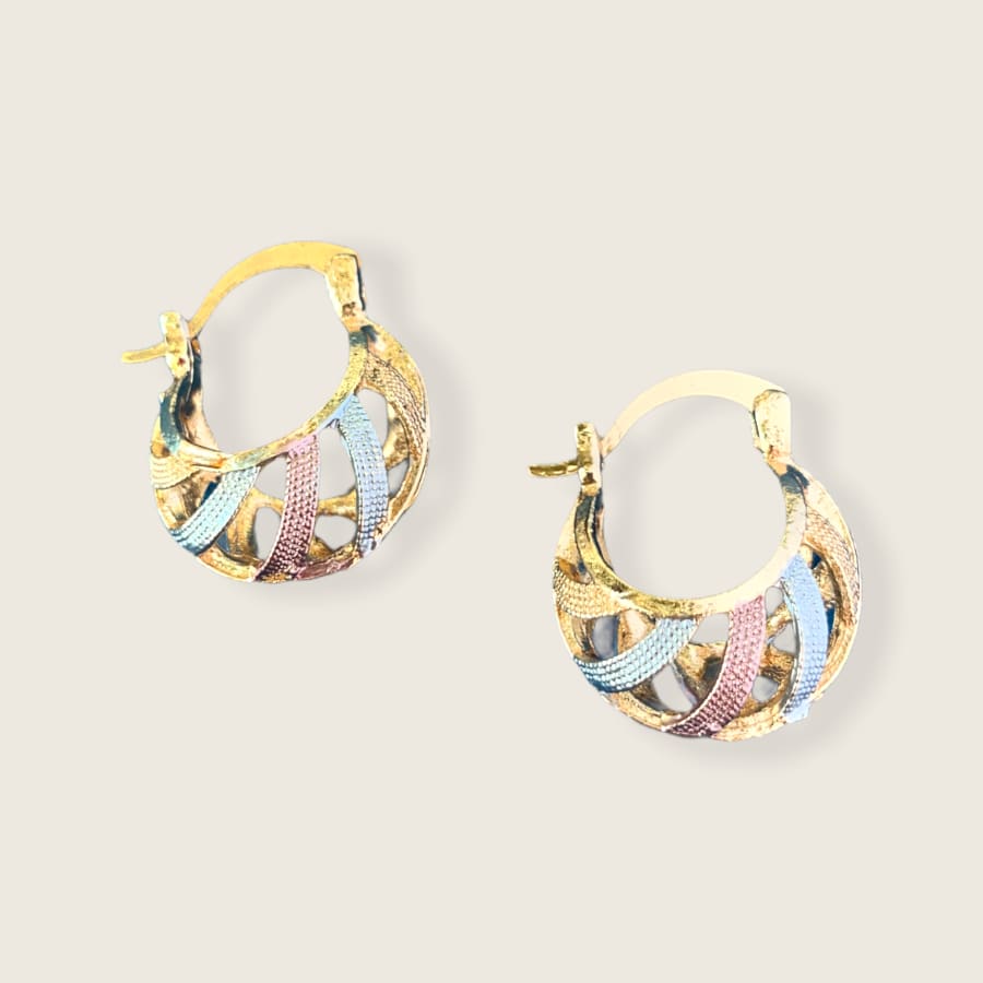 Carmelita’s hoops earrings in 18k of gold plated earrings