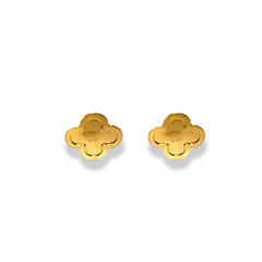 Clover studs earrings in 18k of goldfilled earrings
