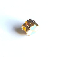 Colorful clover european bead charm 18kt of gold plated charms