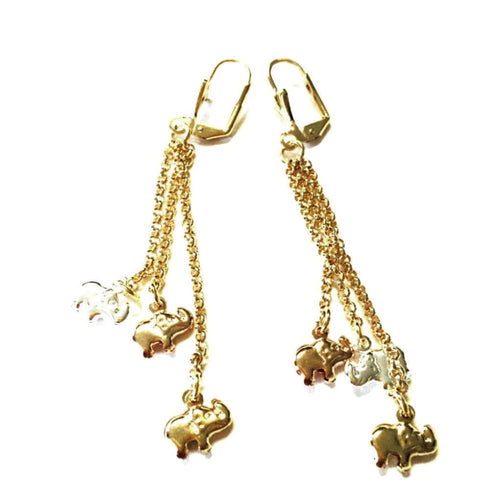 Earrings 18kts gold plated